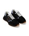 Sneakers Sportswear Antibes Men Nylon And Leather Black Orange Philippe Model