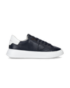 Men's Temple Low-Top Sneakers in Leather, Blue Philippe Model