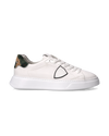 Sneakers Temple Tennis Men, White Black Philippe Model