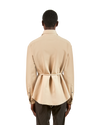 Men's Oversized Beige Shirt Philippe Model