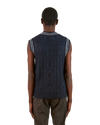 Men's Blue Waistcoat Philippe Model