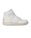 Men's La Grande High-Top Sneakers in Leather, White Philippe Model