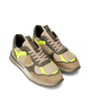 Sneakers Olympique Running Men, Military Yellow Philippe Model