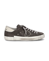 Men's Prsx Low-Top Sneakers in Nubuck, Anthracite Philippe Model