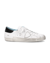 Men's Prsx Low-Top Sneakers in Leather, White Black Philippe Model