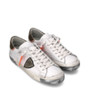 Sneakers Prsx Tennis Men, White Green Philippe Model