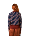 Women's Blue Crewneck Jumper Philippe Model
