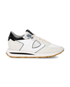 Sneakers Tropez Haute Running Men, White Black Philippe Model