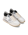 Sneakers Tropez Haute Running Men, White Black Philippe Model