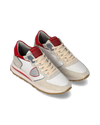 Sneakers Tropez Haute Running Men, White Red Philippe Model