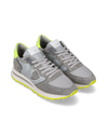 Men’s low Tropez Haute sneaker - grey and yellow Philippe Model