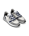 Men's Tropez 2.1 Low-Top Sneakers in Nylon And Leather, Blue White Philippe Model
