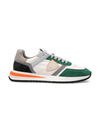 Sneakers Tropez 2.1 Running Men, White Grey Orange Philippe Model