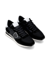 Men's Trpx Low-Top Sneakers in Leather, Black White Philippe Model