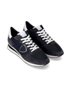 Men's Trpx Low-Top Sneakers in Leather, Blue Philippe Model