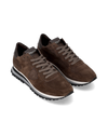 Men's Trpx Low-Top Sneakers in Suede, Brown Philippe Model