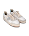 Sneakers Nice Tennis Men, White Light Blue Philippe Model
