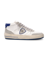 Sneakers Nice Tennis Men, White Blue Philippe Model